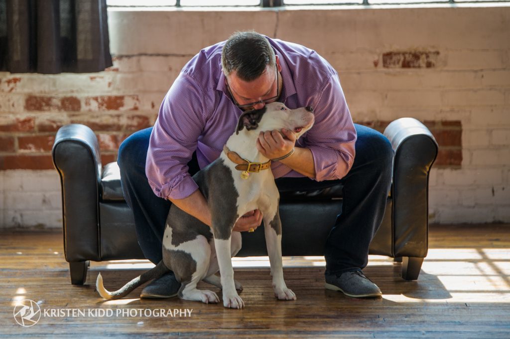 dog dad pet photography in north wales studio kristen kidd photography