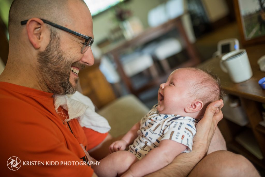 father and son family photography in Wooster Ohio by Kristen Kidd Photography