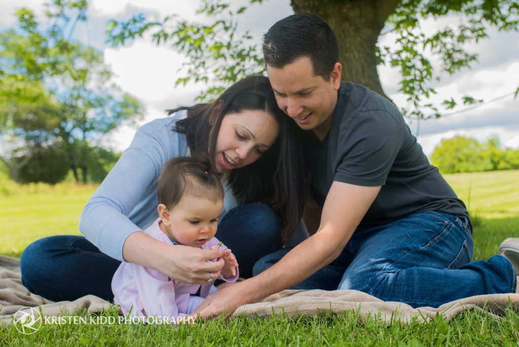 Family photo session in peace valley park Bucks County with Kristen Kidd Photography